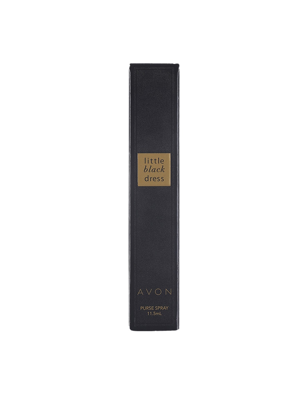 

Avon Women Black Little Black Dress Purse Perfume Spray