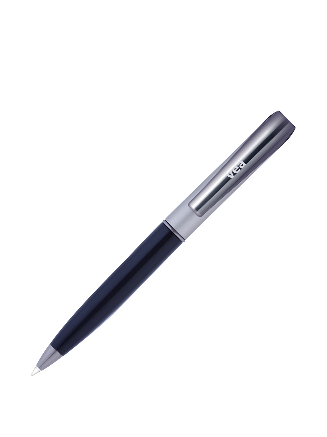 

VEA Black & Silver-Toned Shinning Ballpoint Pen