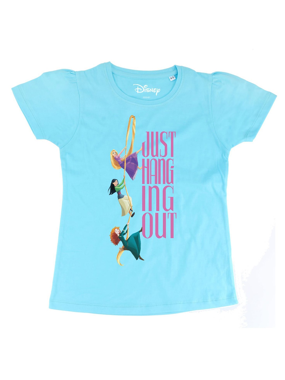 

Disney by Wear Your Mind Blue Printed Regular Top