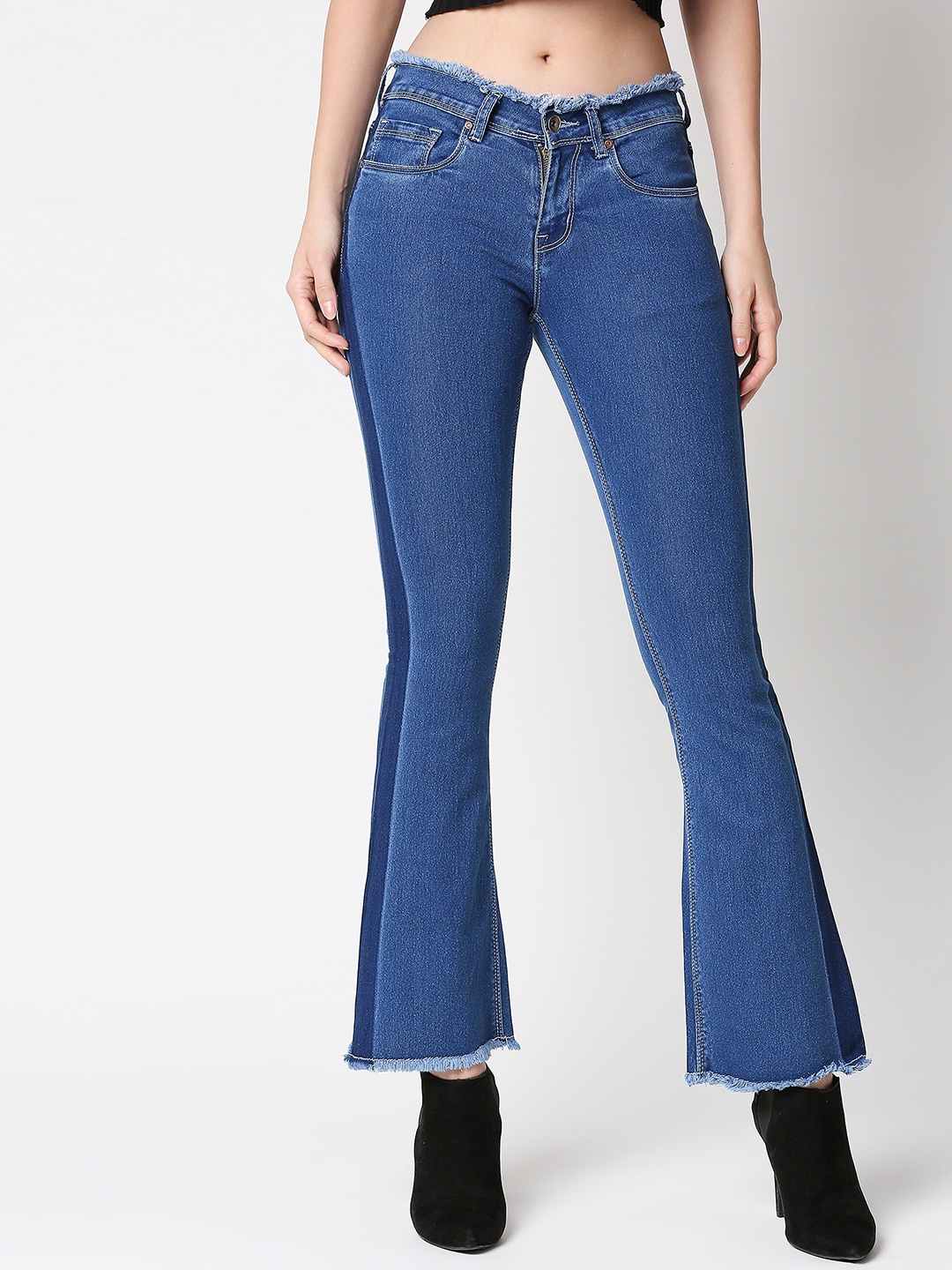 

High Star Women Blue Bootcut Jeans