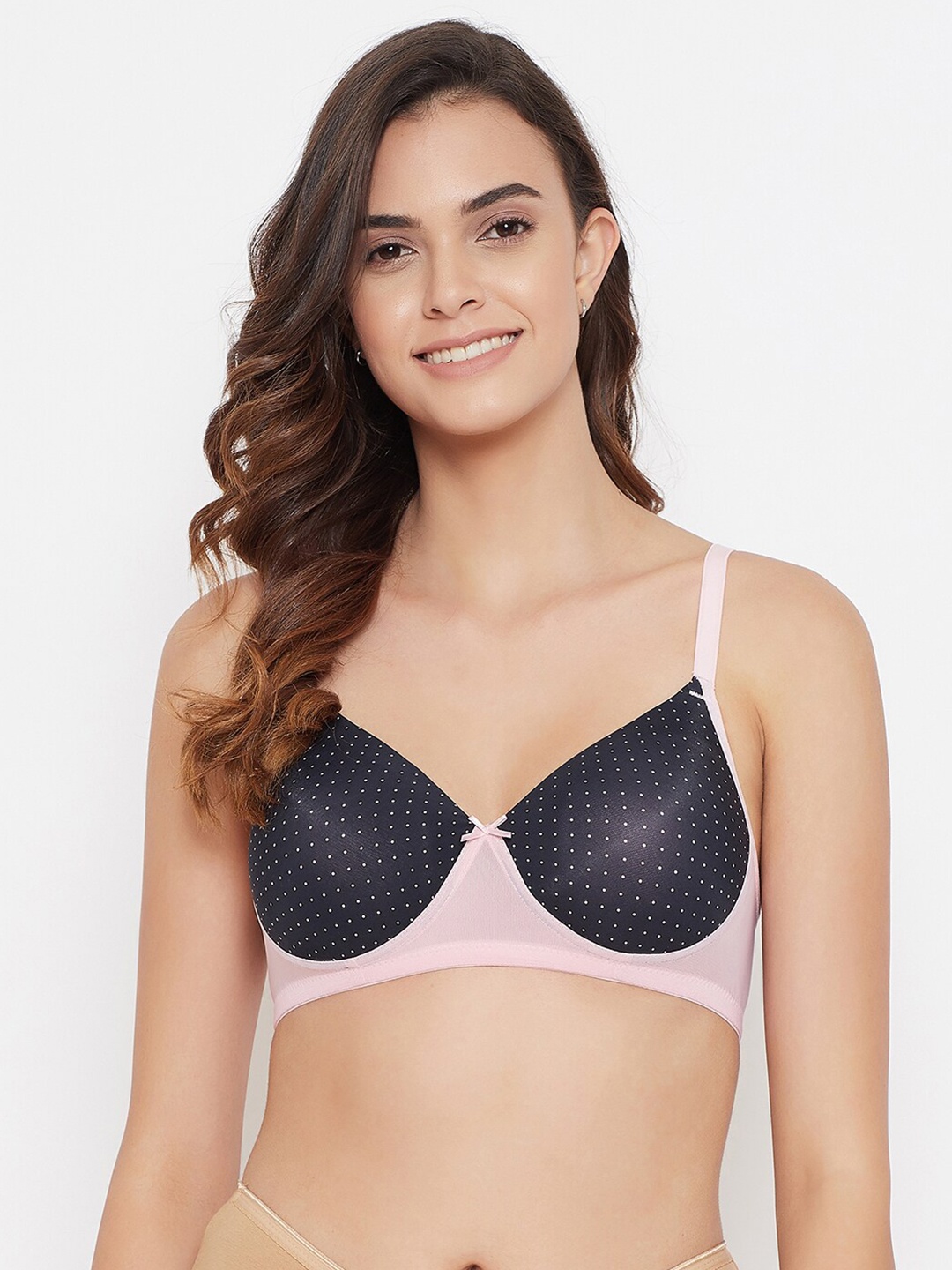 

Clovia Full Coverage Lightly Padded T-shirt Bra BR1866Y0836E, Blue