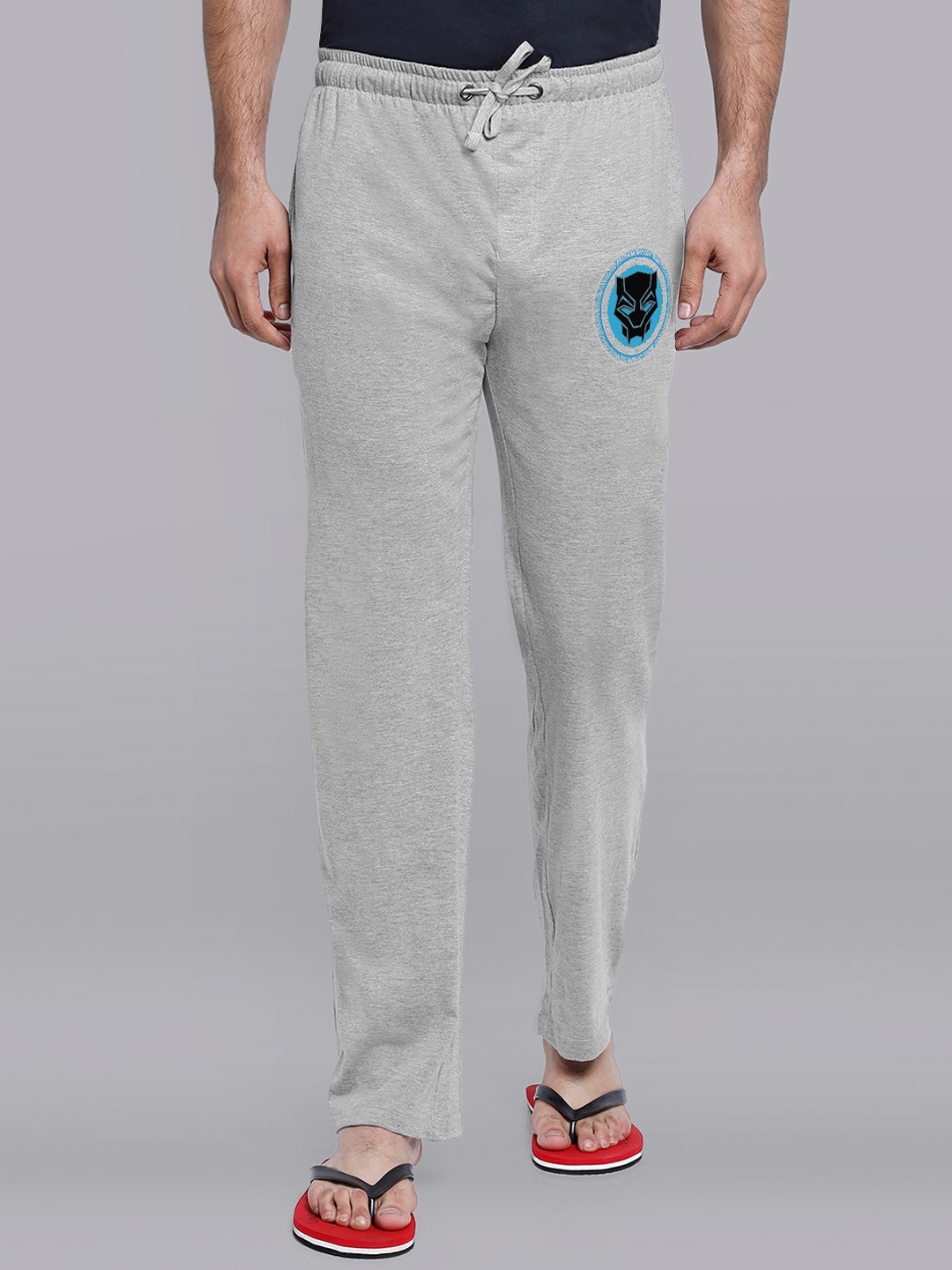 

Free Authority Men Grey Black Panther Featured Lounge Pants