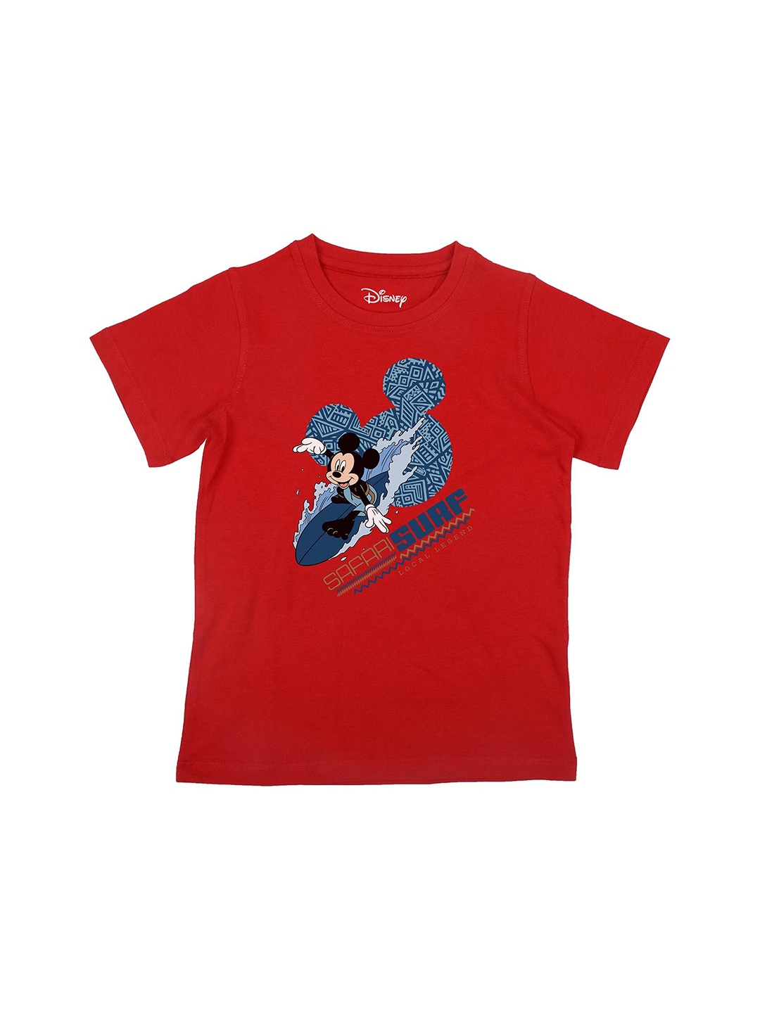 

Disney by Wear Your Mind Boys Red Printed T-shirt