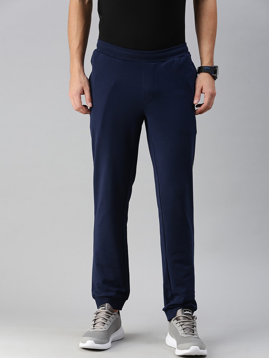 

Wildcraft Men Navy Blue Solid Track Pants