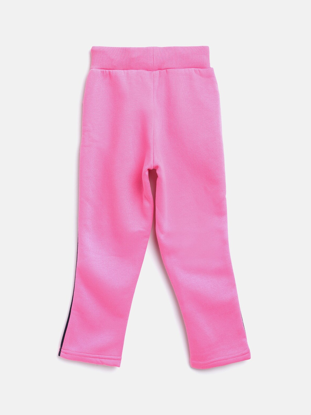 

Nins Moda Girls Pink & Blue Solid Track Pants