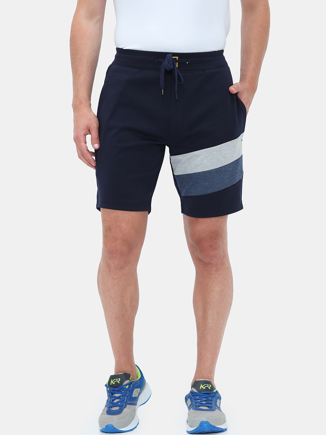 

FabSeasons Men Blue Mid-Rise Regular Shorts