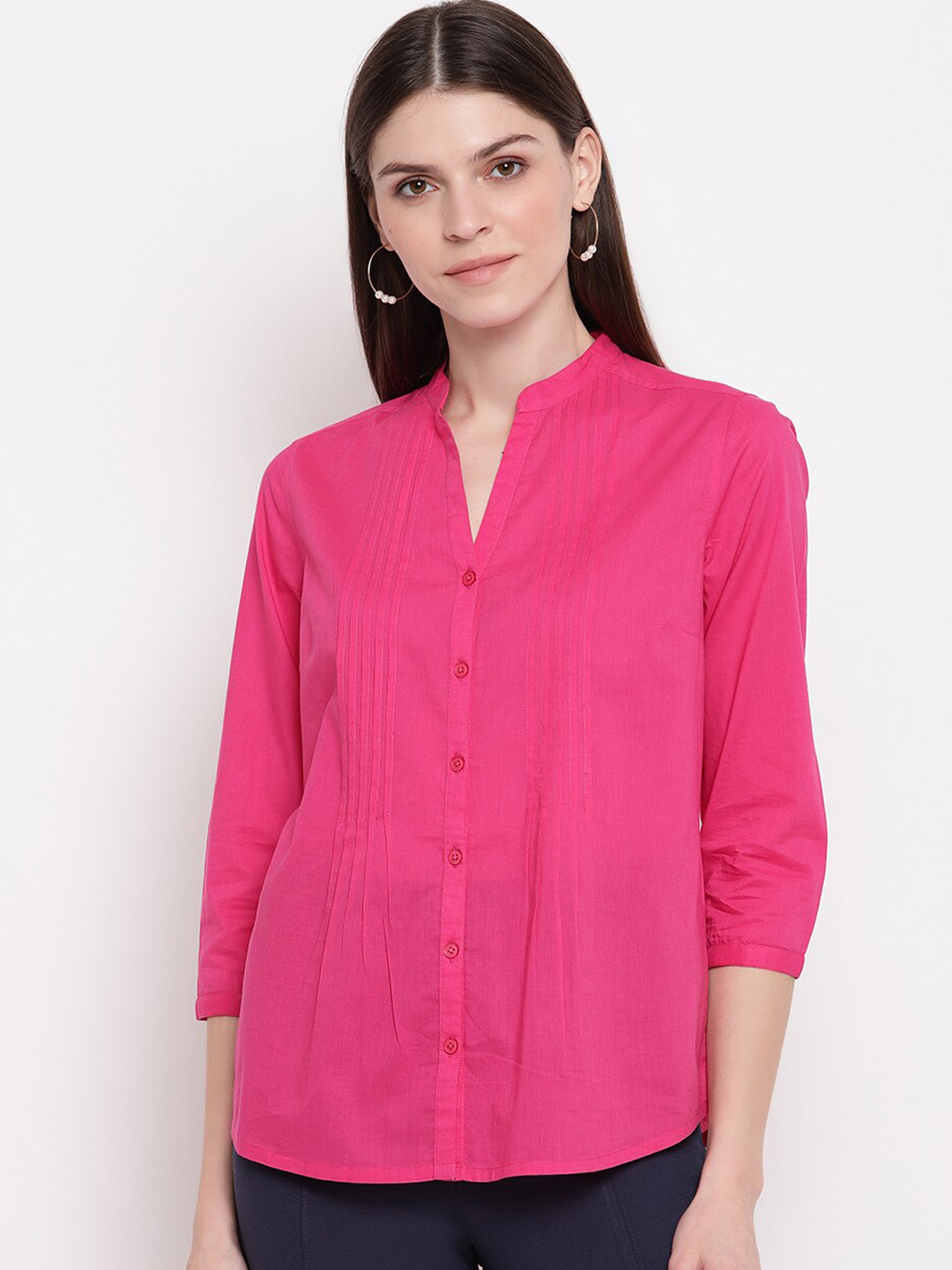 

sandy AND ritz Women Pink Casual Shirt