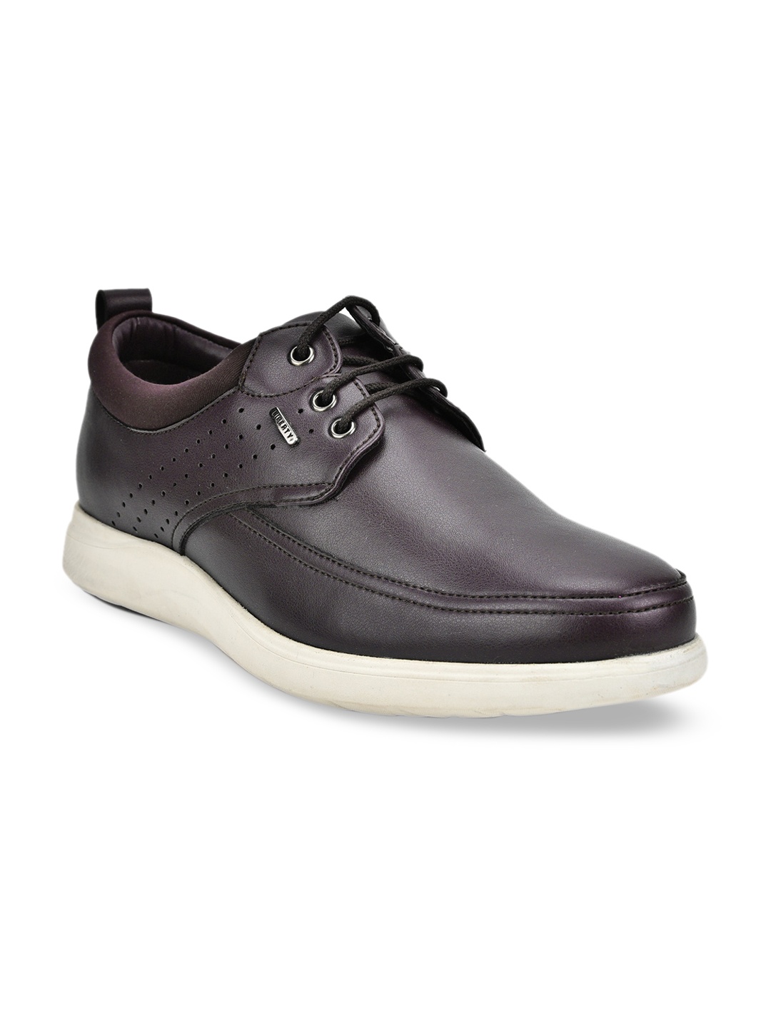 

Liberty Men Brown PU Derbys