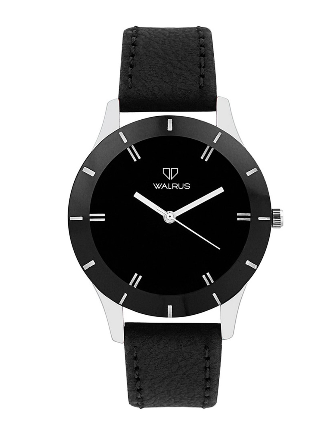 

Walrus Women Black Brass Dial & Black Straps Analogue Watch
