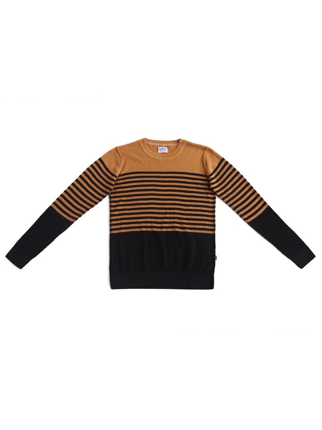

Jack & Jones Boys Taupe & Black Striped Pullover
