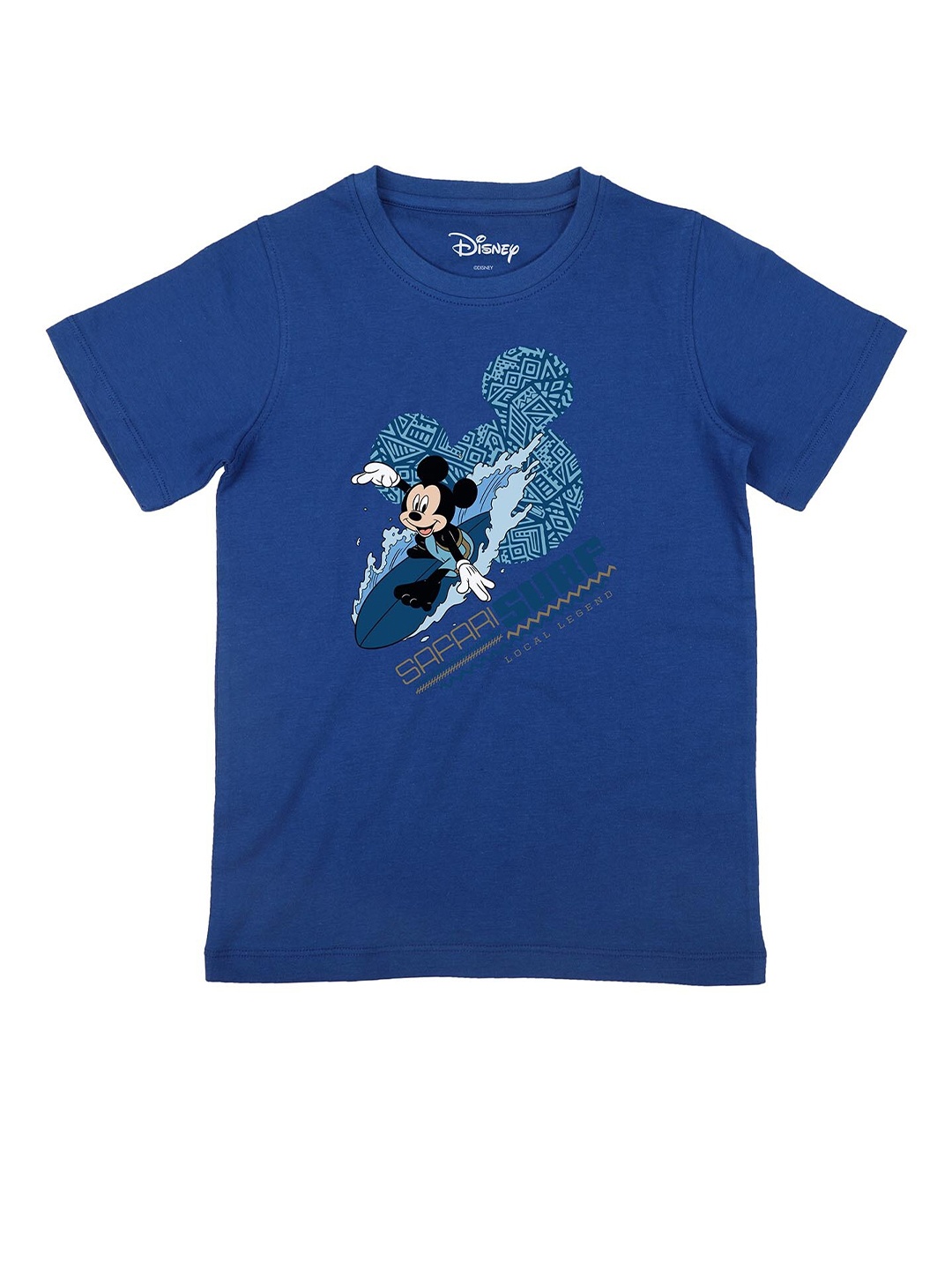 

Disney by Wear Your Mind Boys Blue Printed T-shirt
