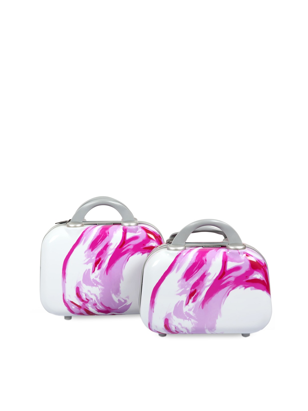 

Polo Class Set of 2 Pink Printed Travel Luggage Vanity Bag