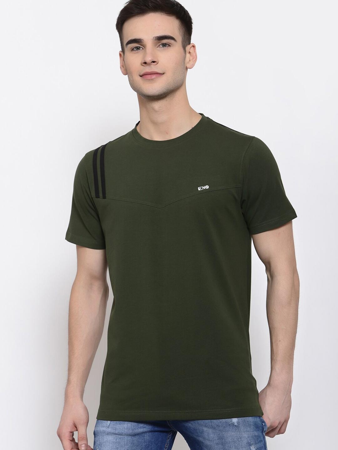 513 Men Olive Green T-shirt