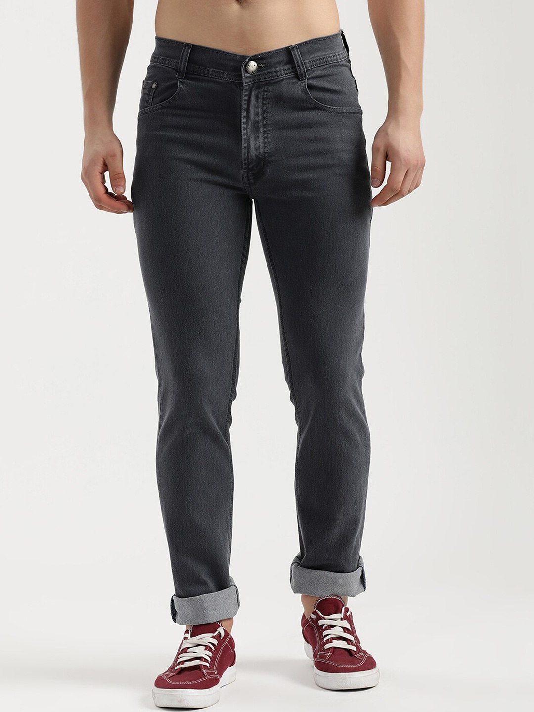 

V2 Value & Variety Men Grey Jeans