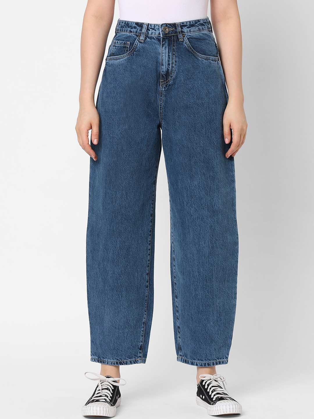 

TARAMA Women Blue Tapered Fit Jeans