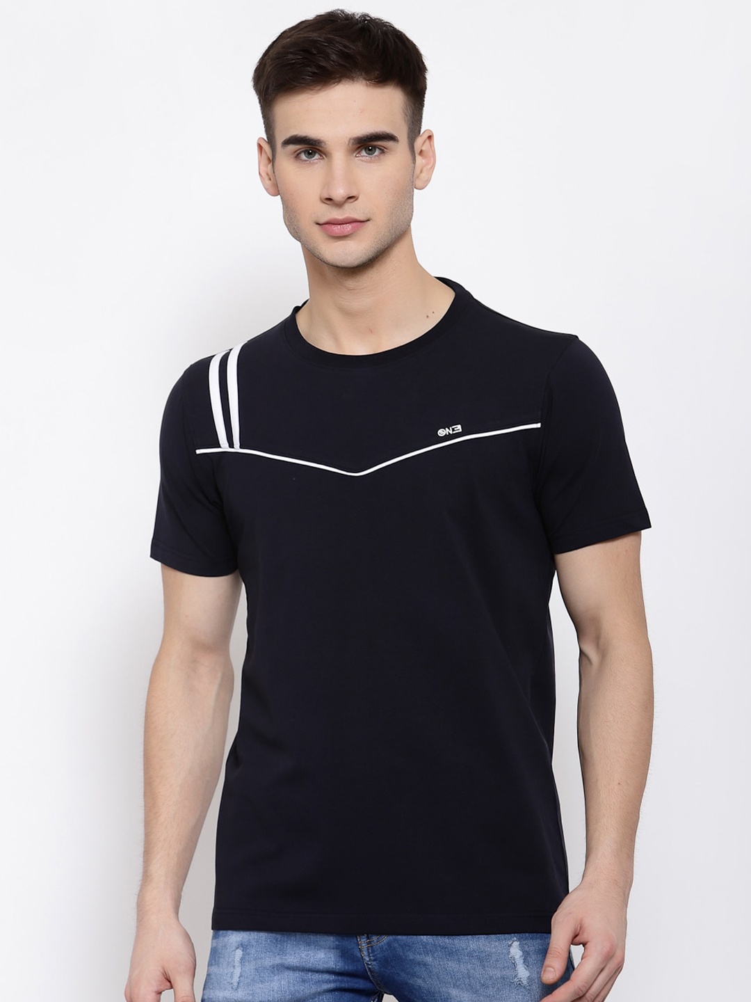 

513 Men Navy Blue T-shirt