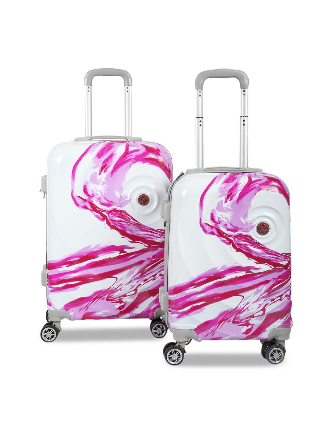 

Polo Class Luggage Trolley Bag with 1pc Vanity Bag, Pink