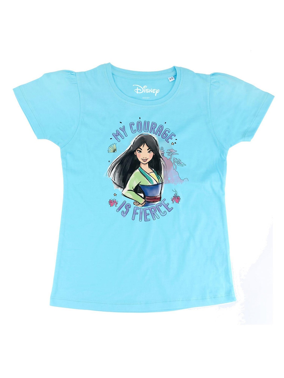 Disney by Wear Your Mind Blue Regular Top