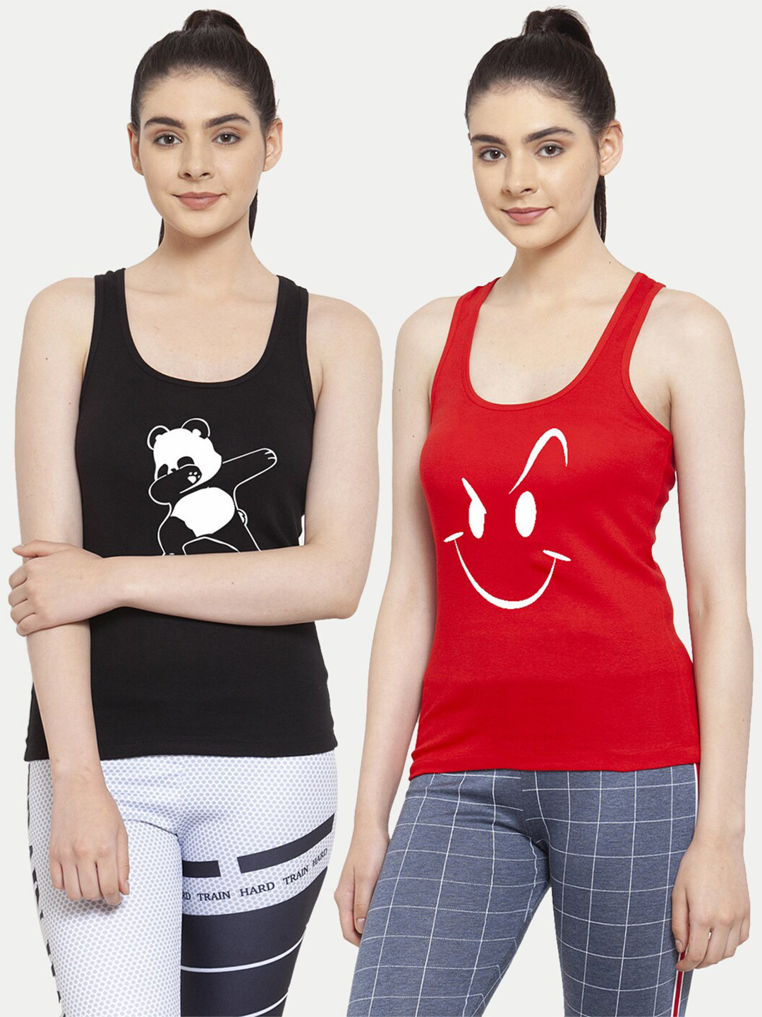 

Friskers Black & Red Tank Top