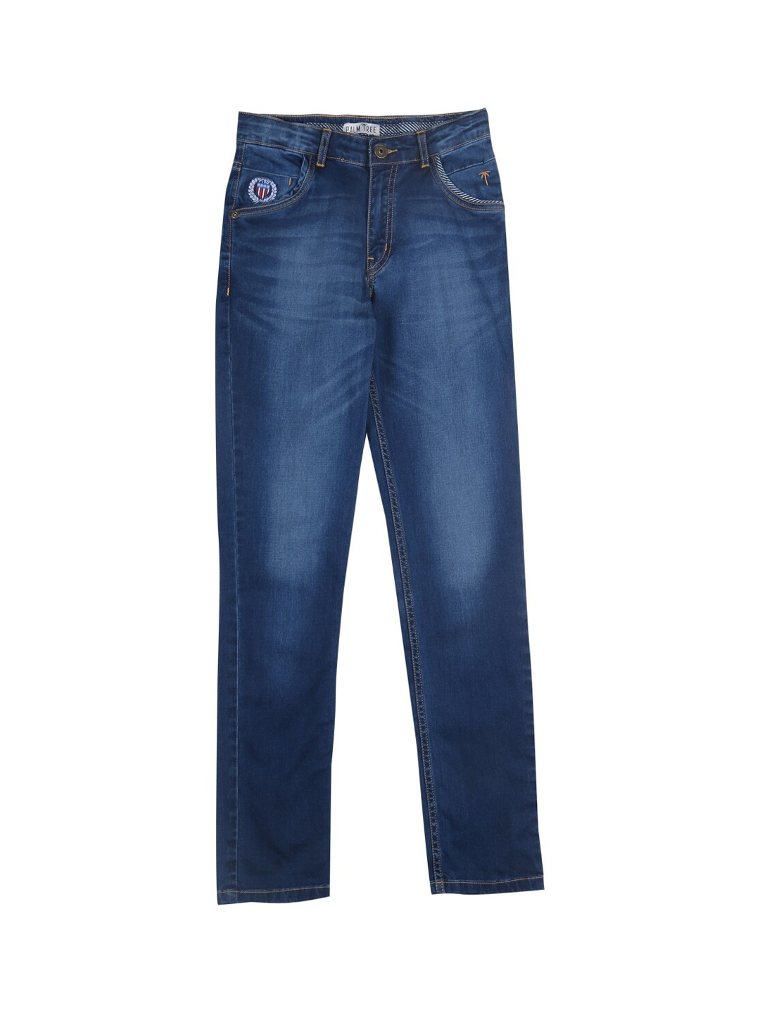 

Gini and Jony Boys Blue Slim Fit Heavy Fade Jeans