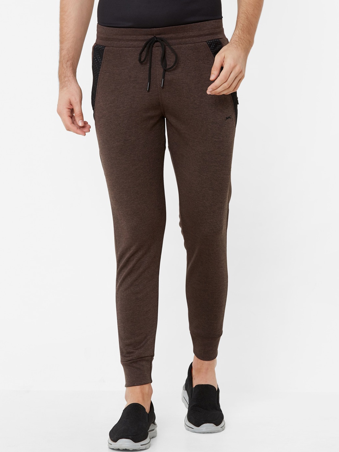 

Black Panther Men Brown Slim-Fit Joggers