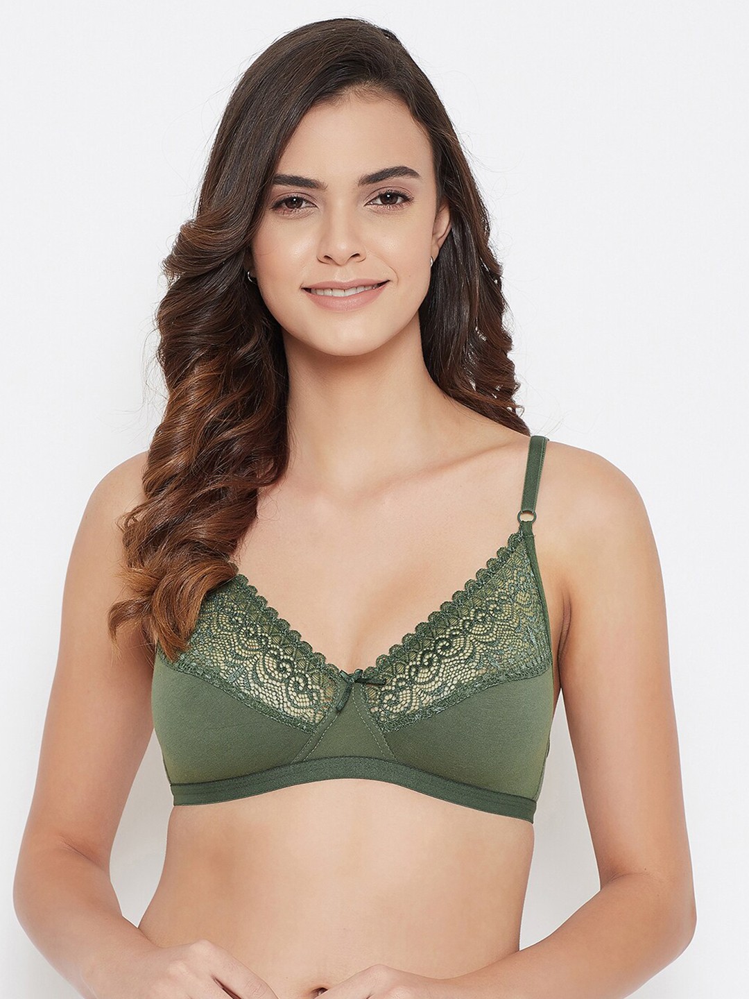 

Clovia Green Everyday Bra Full Coverage