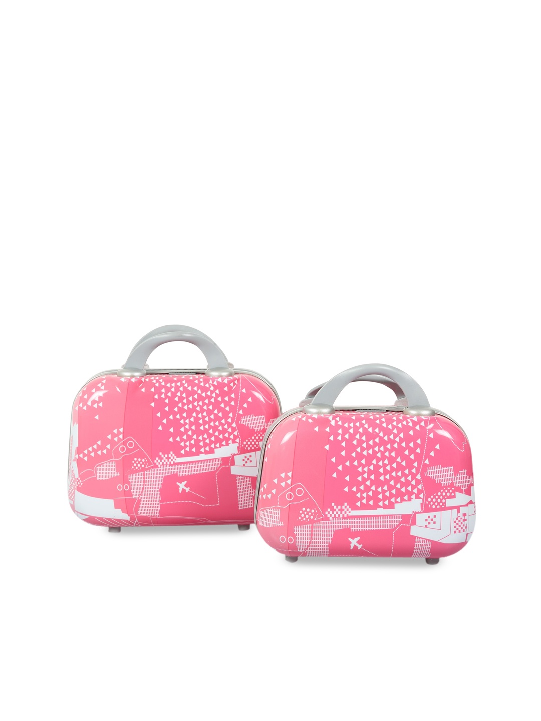 

Polo Class 2Pc Set Travel Vanity Bag - Pink