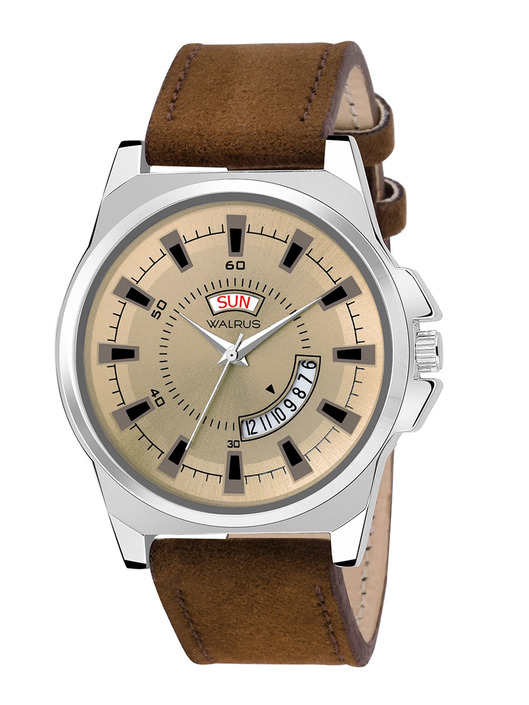 

Walrus Men Brown Brass Dial & Brown Straps Analogue Watch WWTM-NXN-II-090907