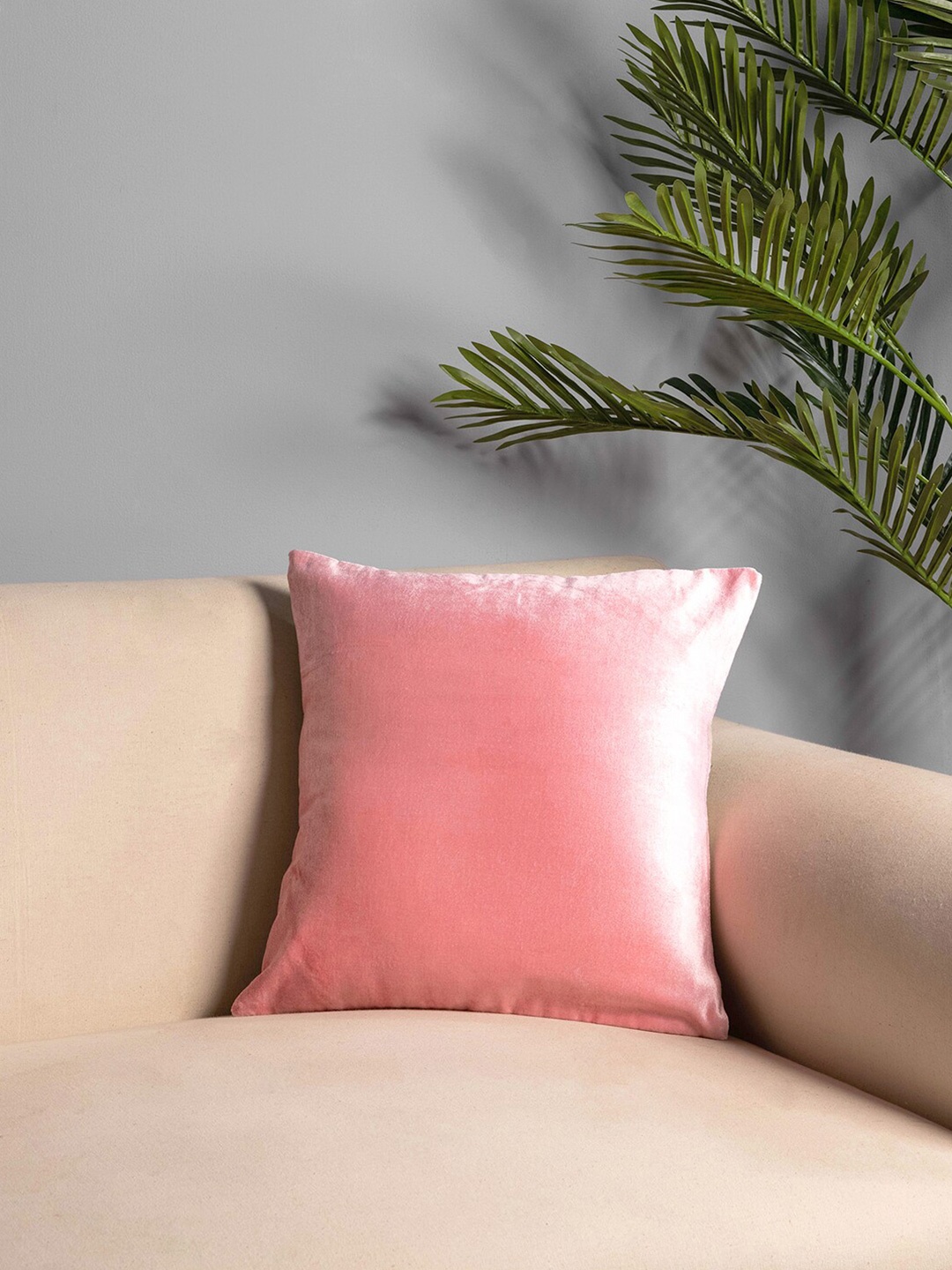 

Pure Home and Living Pink Square Cushion Covers