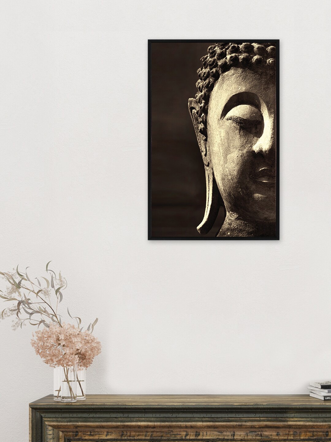 

nest ART Brown & Beige Buddha Printing Framed Wall Art