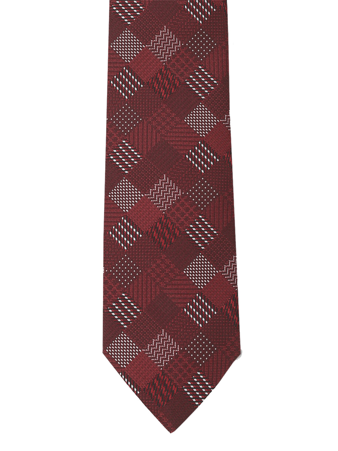 

Peter England Men Maroon Self-Design Accessory Gift Set