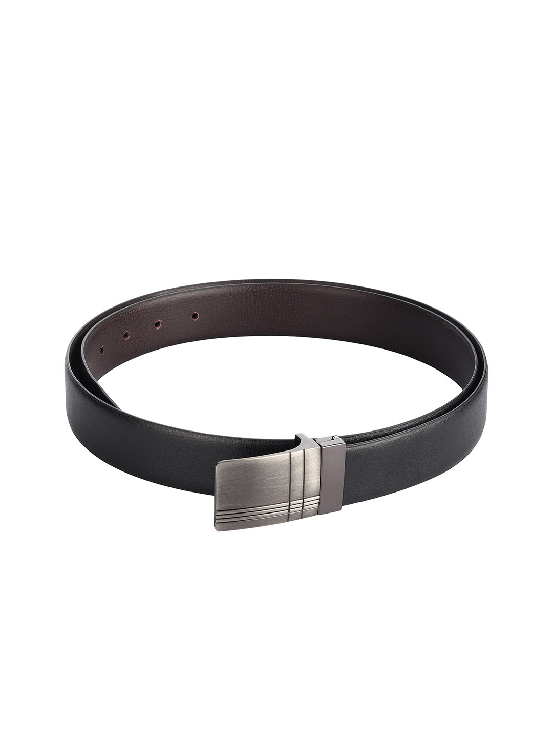 

Kastner Men Black Textured Reversible Formal Belt