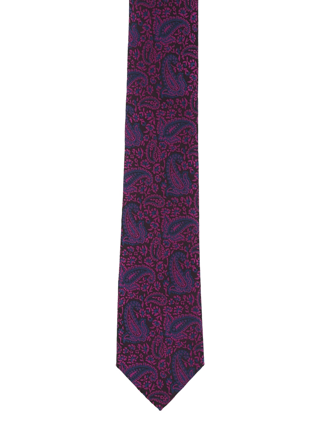 Peter England Men Purple Textured Accessory Gift Set