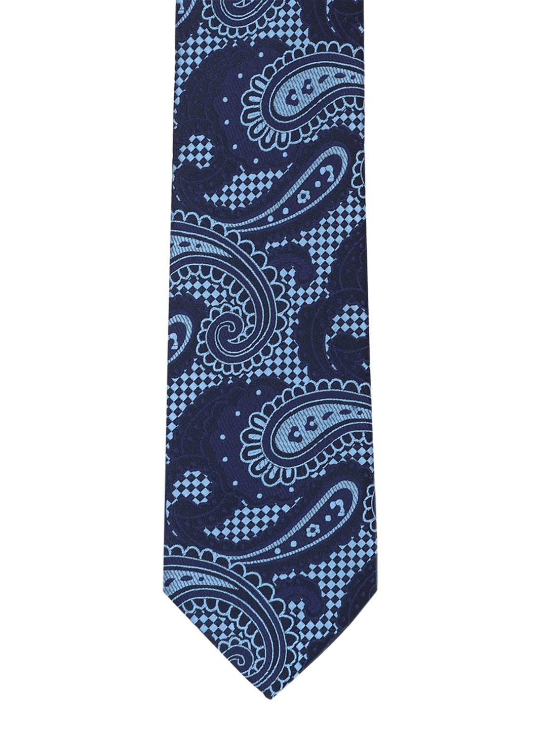 

Peter England Men Blue Self-Design Accessory Gift Set