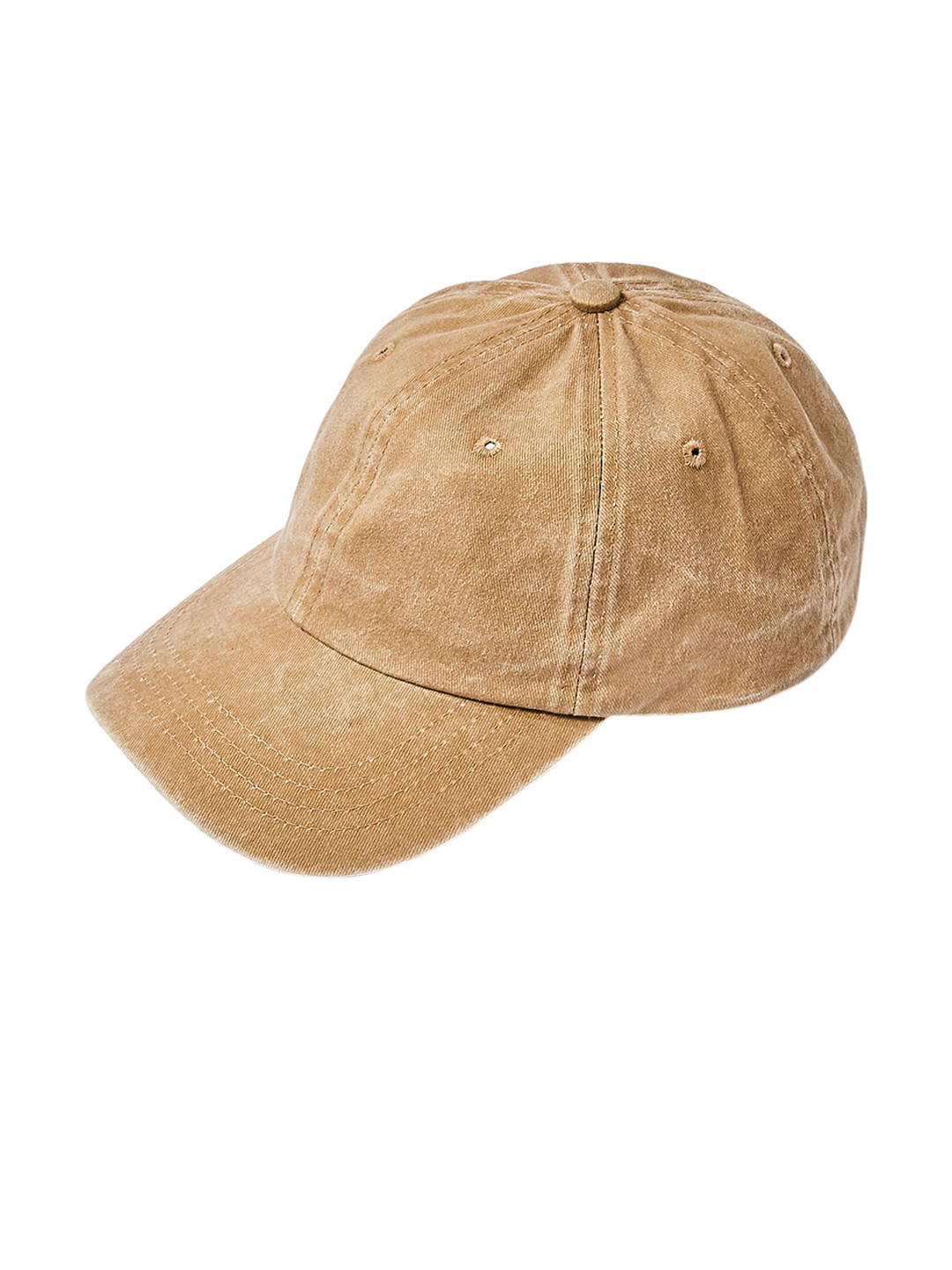 

FOREVER 21 Men Beige Cotton Baseball Cap
