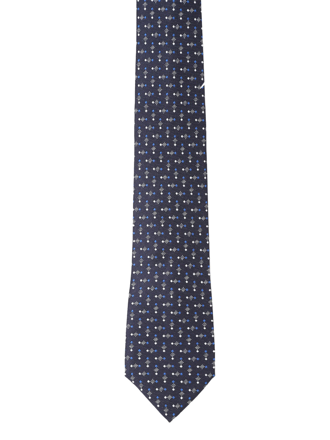 

Peter England Men Navy Blue & White Accessory Gift Set