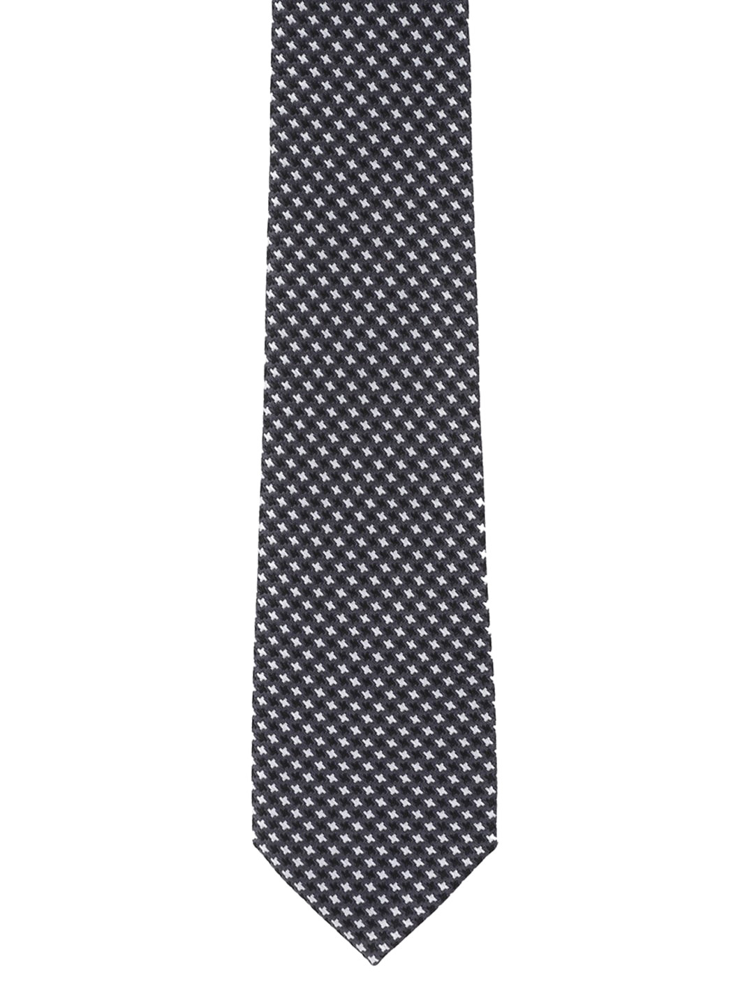 

Peter England Men Grey & White Woven-Design Accessory Gift Set