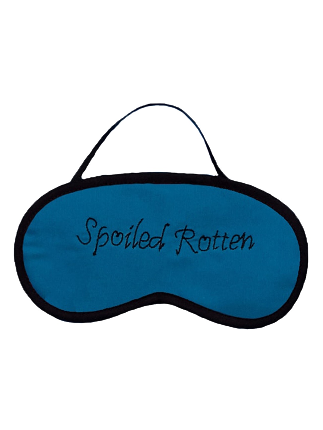 

BandBox Blue Spoiled Rotten Embroidered Soft Cotton Eye Mask