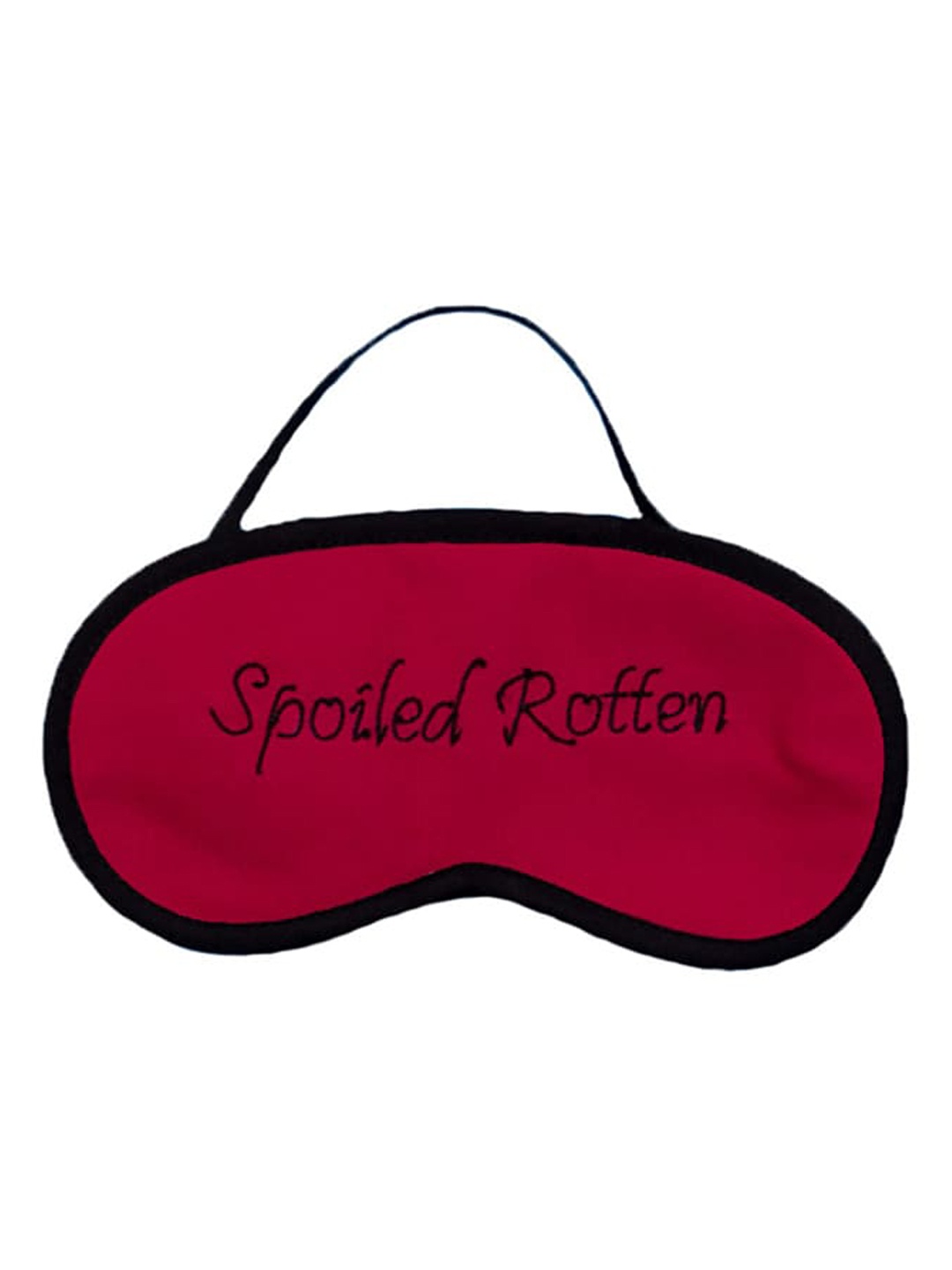

BandBox Unisex Pink Spoiled Rotten Embroidered Cotton Eye Mask