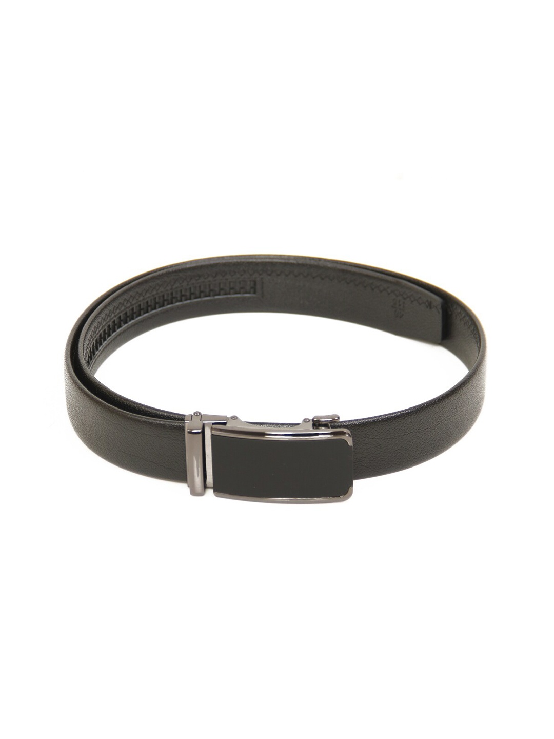 

Calvadoss Men Black Textured PU Formal Belt