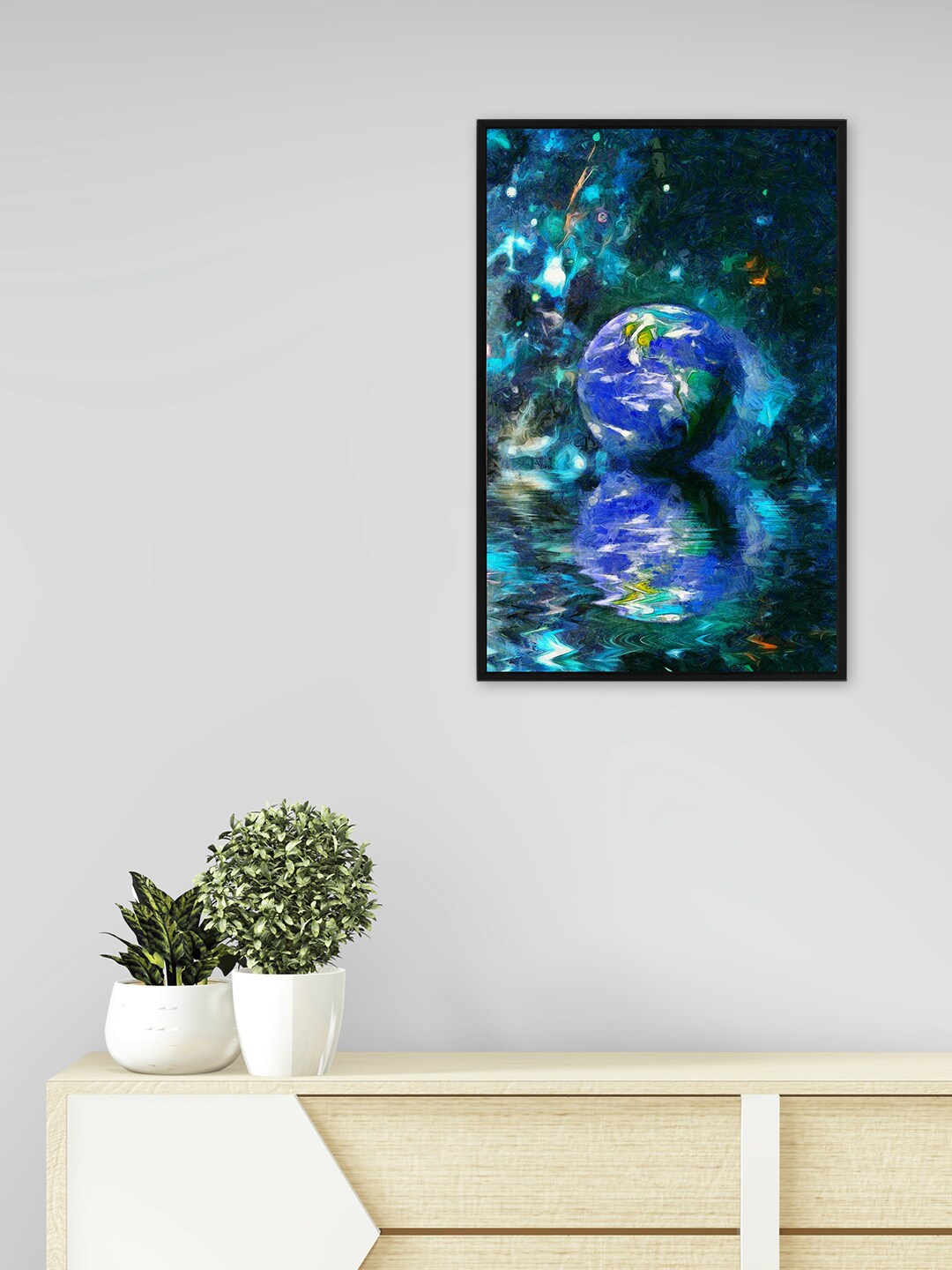 

nest ART Blue & Green Anami Painting Framed Wall Art
