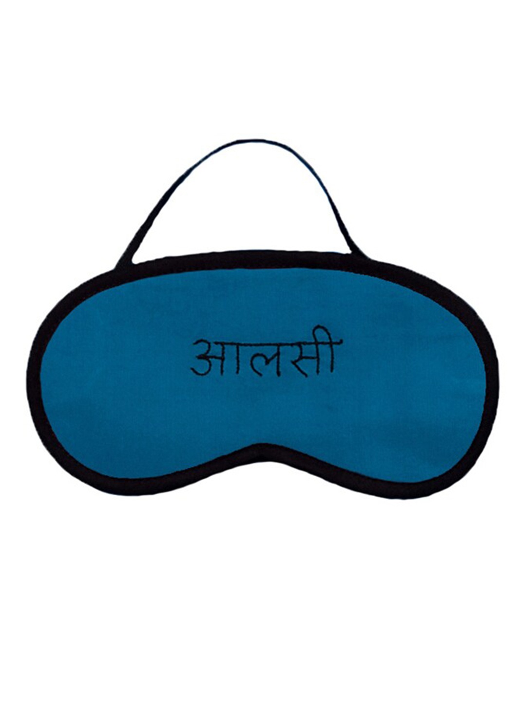 

BandBox Blue & Black Aalsi Hand Embroidered Eye Mask