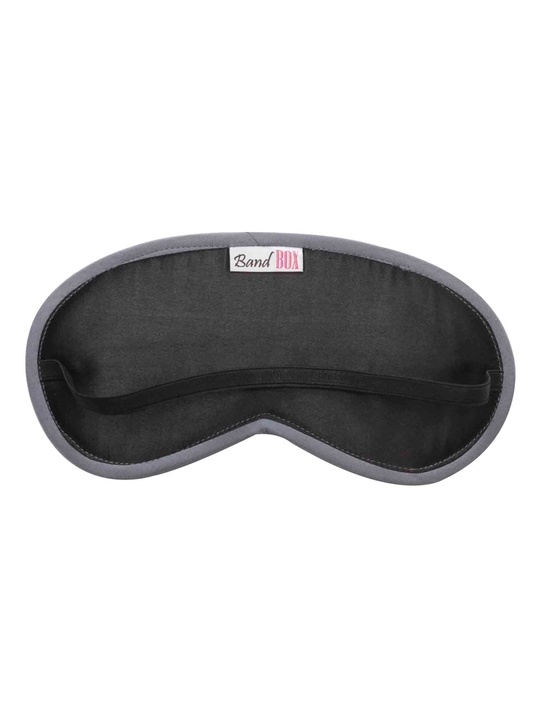 

BandBox Grey & Black Embroidered Cotton Eye Mask