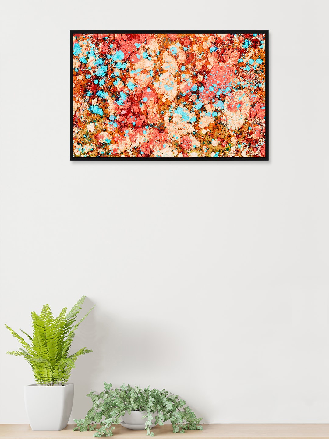 

nest ART Orange & Peach-Coloured Abstract Painting Wall Art