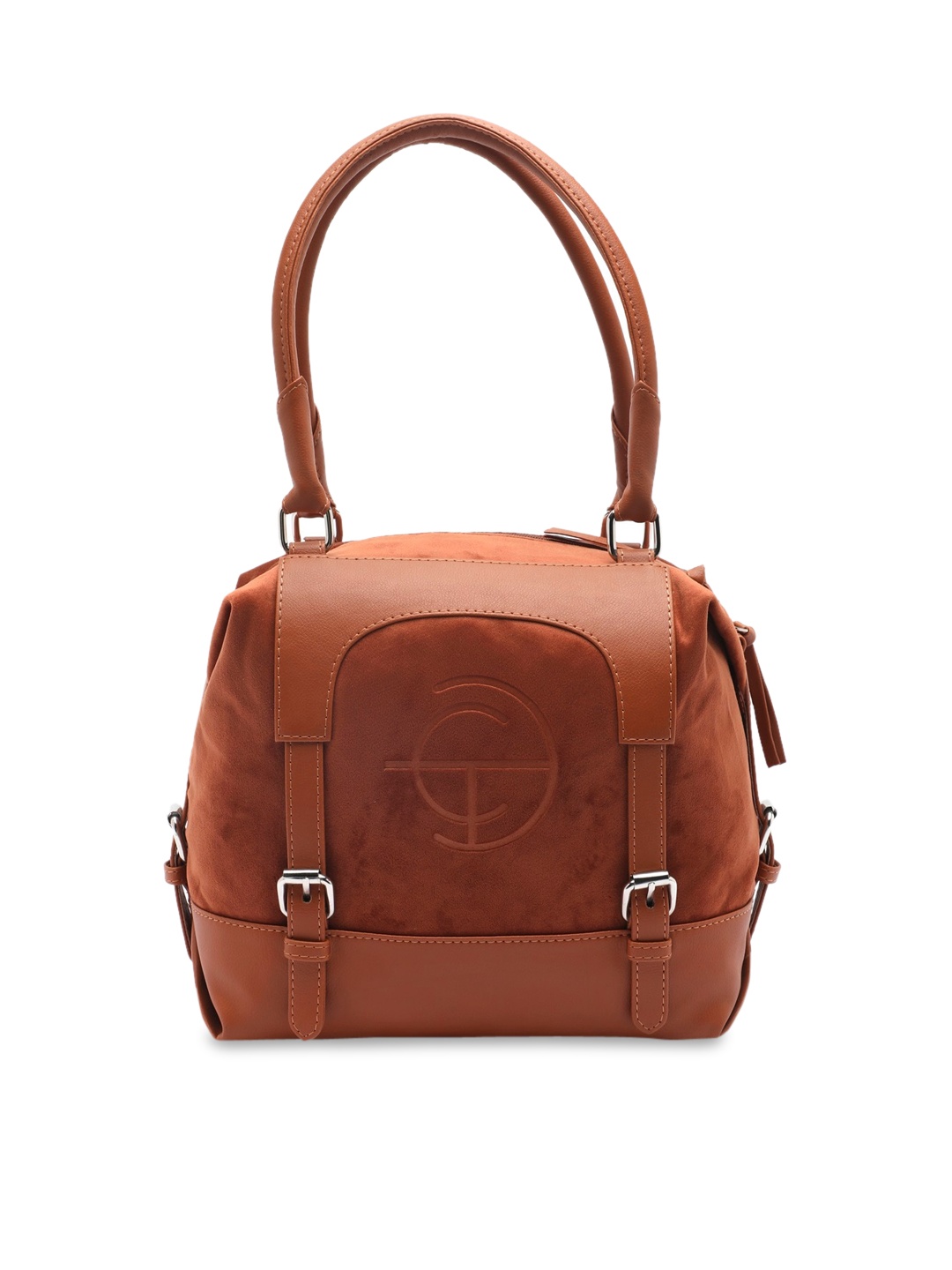 

Clotche The Classic Brownish Orange Satchel Bag, Rust