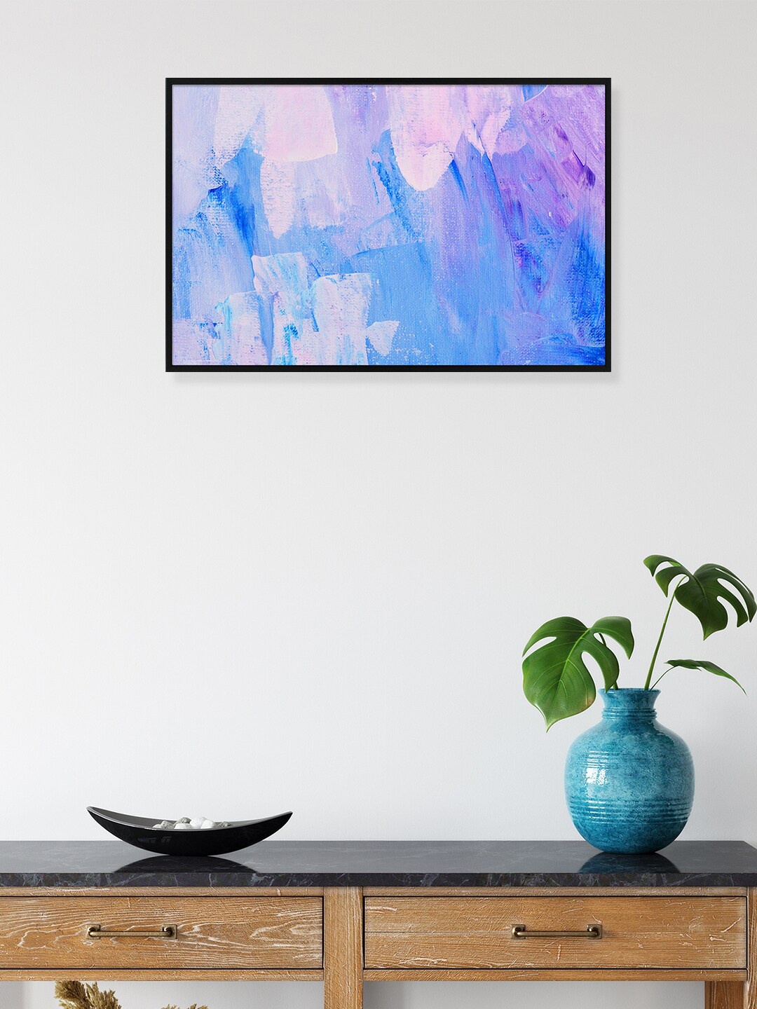 

nest ART Blue & Purple Abstract Painted Framed Wall Art