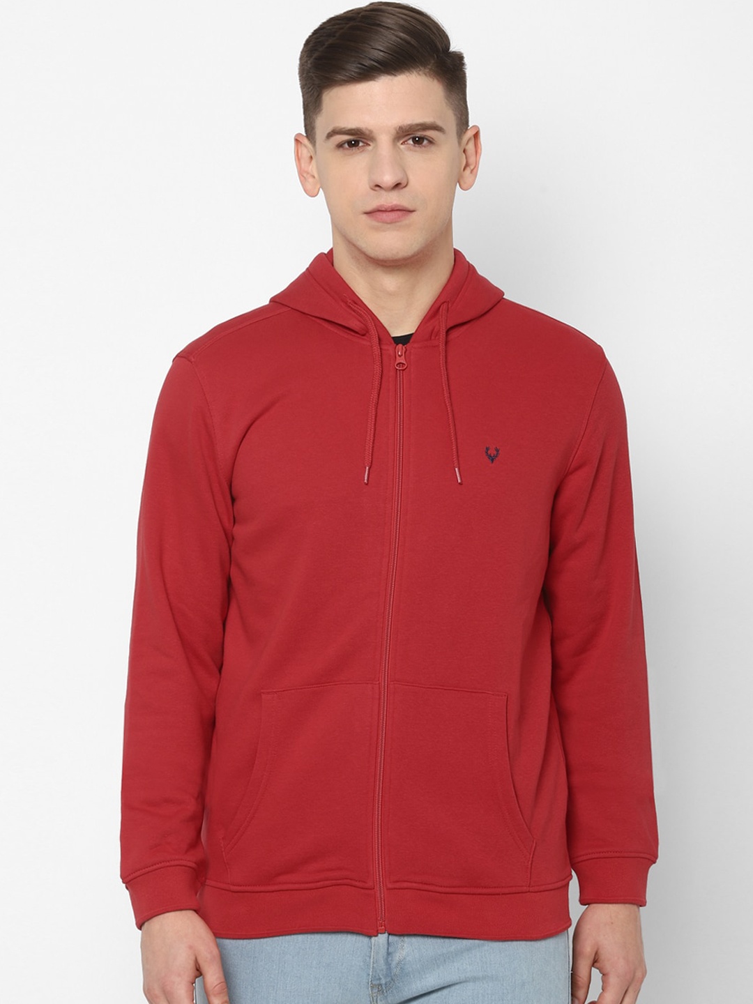 

Allen Solly Men Red Sweatshirt
