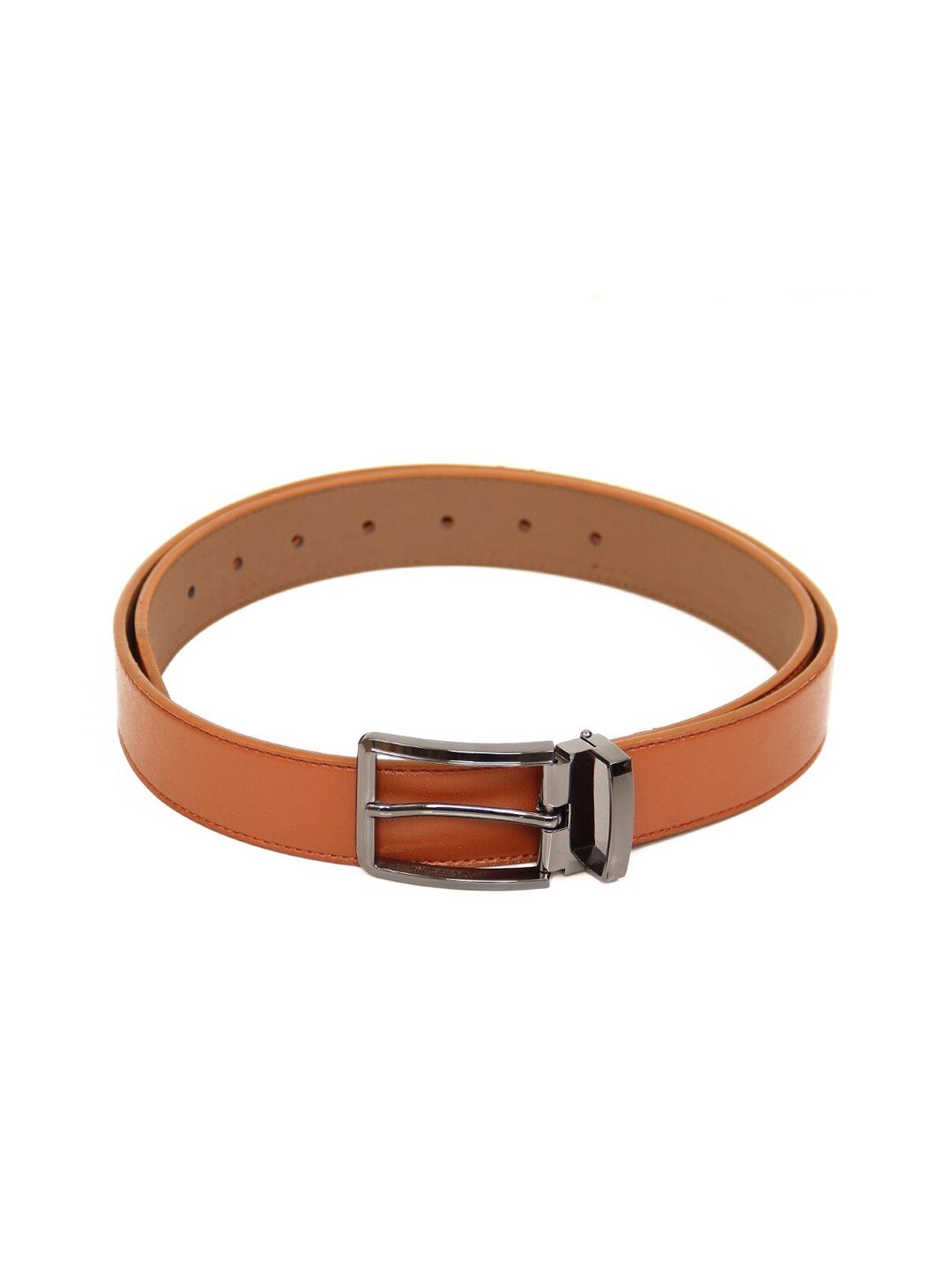 

Calvadoss Men Tan Textured PU Belt