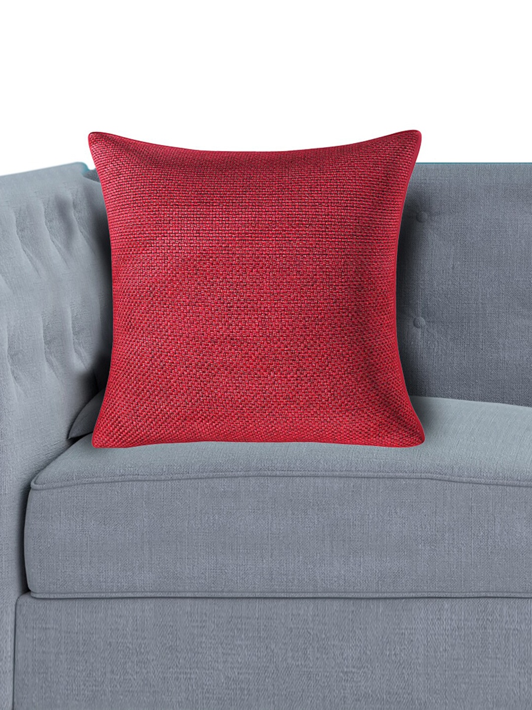 

Kuber Industries Maroon Square Cushion Covers