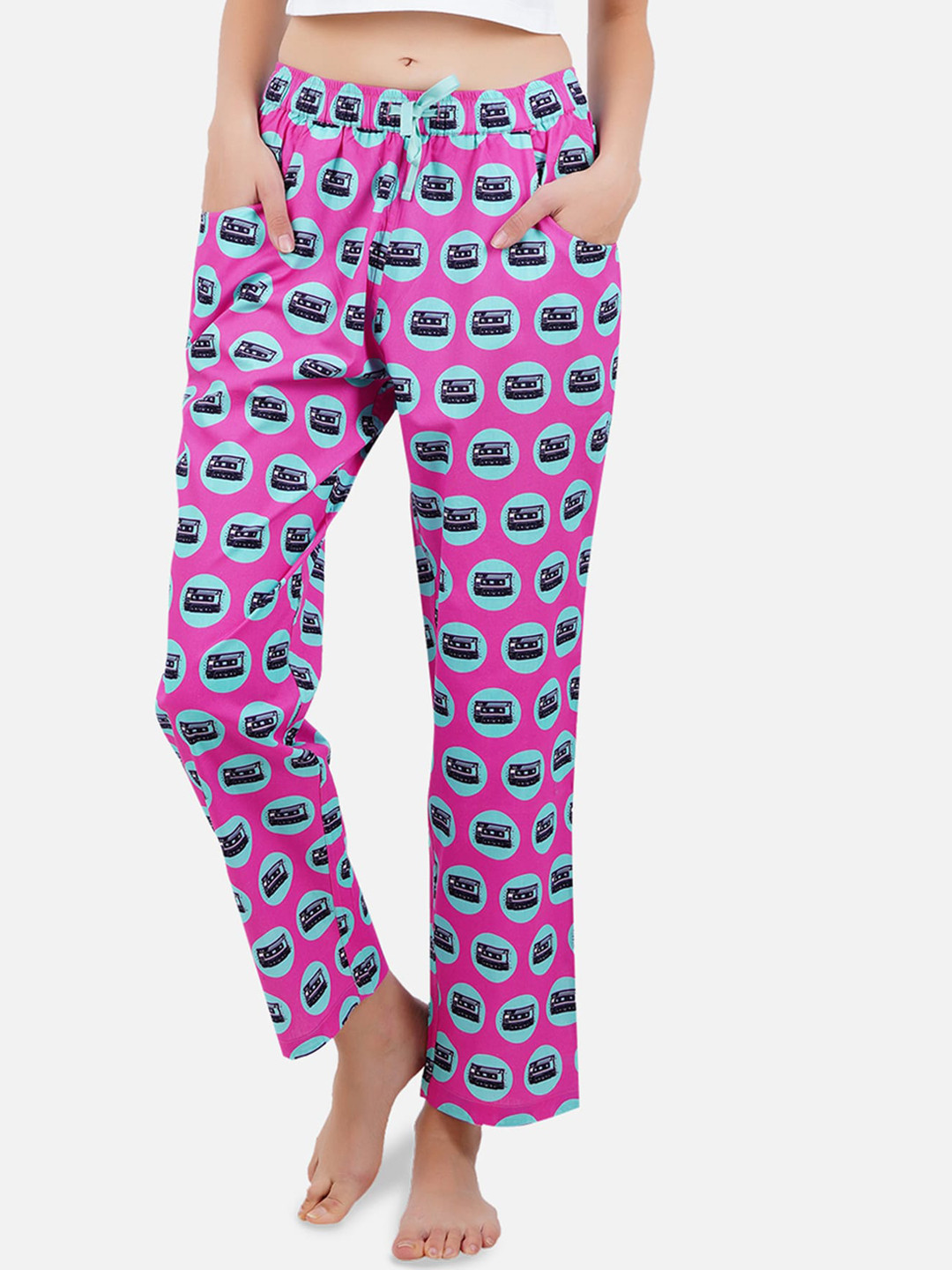 

Smugglerz Women Pink Printed Lounge Pants